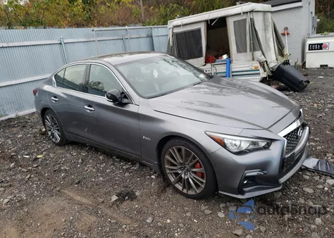 2019 Infiniti Q50 3.0T Red Sport 400 из США, поврежденный, VIN JN1FV7AR1KM800029